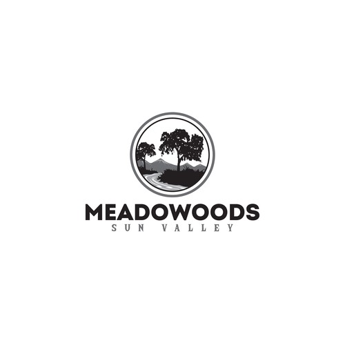 Logo for the most beautiful place on earth...The Meadowoods Resort Diseño de RaccoonDesigns®