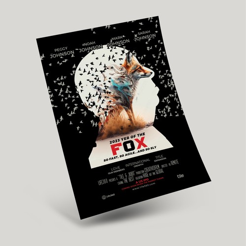 Life360 2023 Year of the Fox Poster Design by danc