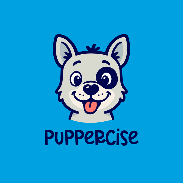 Animated character logo