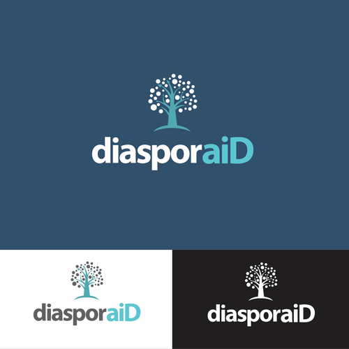 Design a powerful logo for diasporaid, an impact-oriented network/platform for expats Design by PixelBot