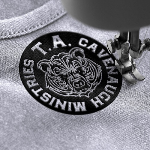 Modern Grizzly Bear. Design by AlarArtStudio™