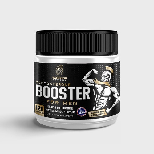 NEED a SUPERB design for men testosterone supplement Design by M.Siddique