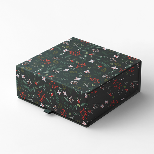 Design a Christmas Pattern for Luxury Decorative Gift Boxes Design réalisé par ✦ORNEI✦