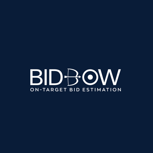 Logo for a construction bidding software product, design concept of "bow, arrow and target" Design by Equipe.X7