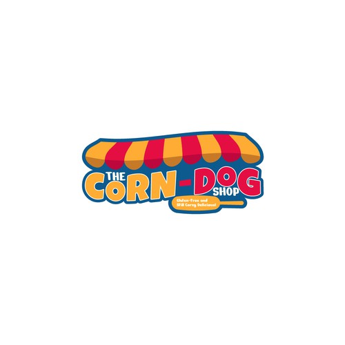 Diseño de Elevated Corn-Dog food trailer logo and color scheme de ArunPrem