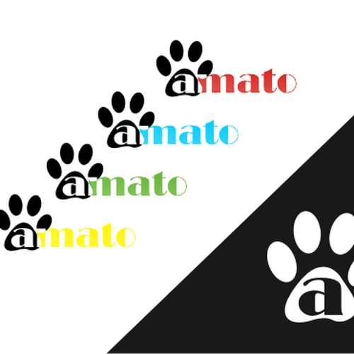 AMATO modern/luxury dog bed logo Design by T-Pitoe Design