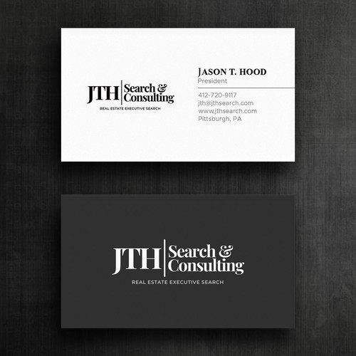 Business Card Design for Executive Search Firm Design by Felix SH