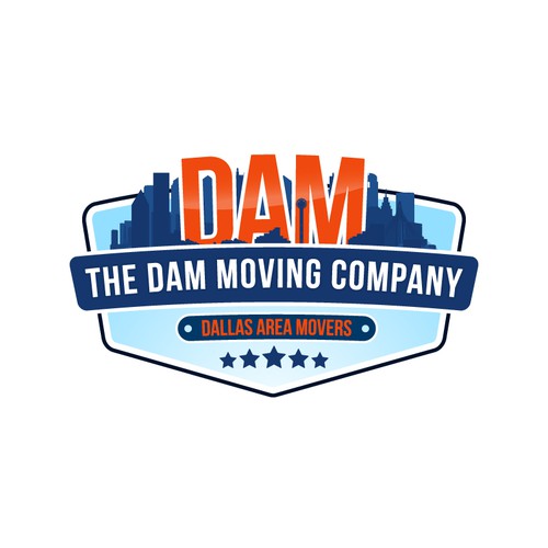 Muhiuddin99さんのDesign a fun, high-quality logo for The DAM Moving Companyデザイン