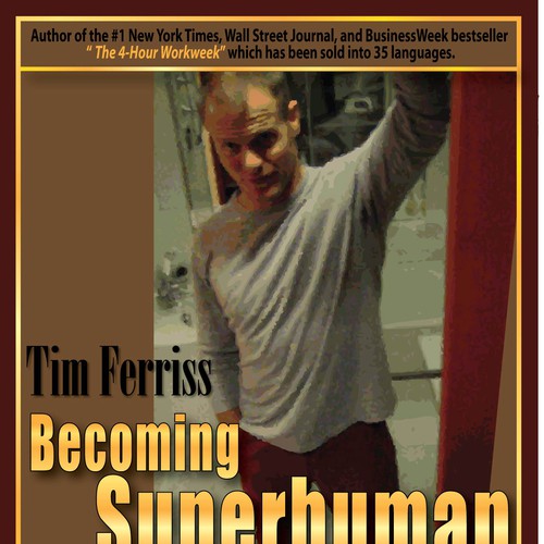 "Becoming Superhuman" Book Cover Diseño de Henri