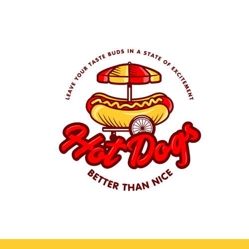 99 Days of Design - NYC Hot Dog Stand Needs A Traditional, Bold and Colourful Logo Design Design por Luel