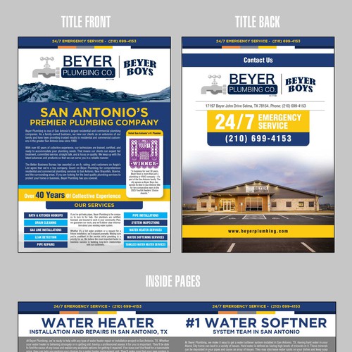 Design Plumbing Service/Product Catalog por Fawwad