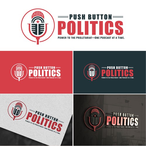 Push Button Politics Logo Design Design by GivenChy