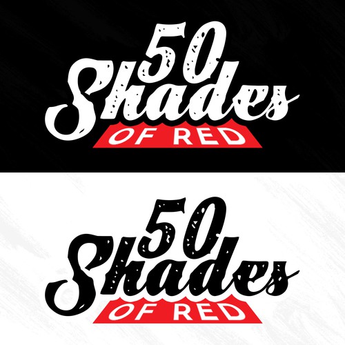 Logo for "50 Shades of Red" themed party Design by Abdesvmvd ©