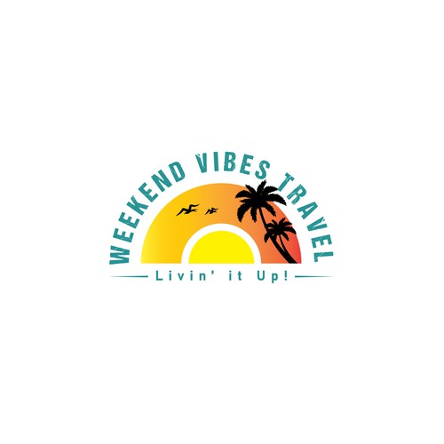 Design a Travel Logo for Weekend Vibes Travel Design by Pragiee