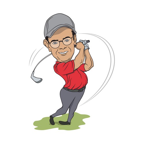 Famous Golf Caricature Réalisé par ZA08