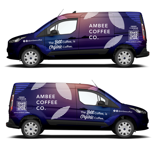 Design an Amazing truck wrap for an Emerging Organic Coffee Company Design by SBdesigner