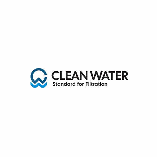 Simple Clean Logo for Water Filtration Company Design by allriez