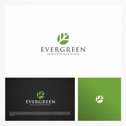 Evergreen-ontwerp door beklitos