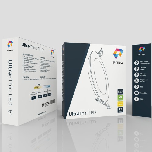 Package design for an Ultra-Thin LED Downlight Design by AlphaModeling