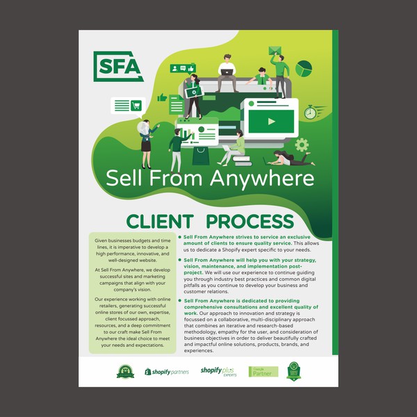 Designing a marketing tool to attract the prospective client