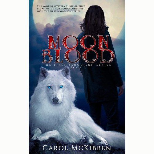 Moon Blood *Fantasy* *Thriller* the first cover for a new series! Design by Manuela Serra