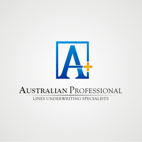 logo for APlus (Australian Professional Lines Underwriting SpecialistsP Design by ratika13