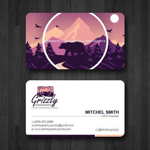 Unique business card design for Photography Business Design by Create_Point