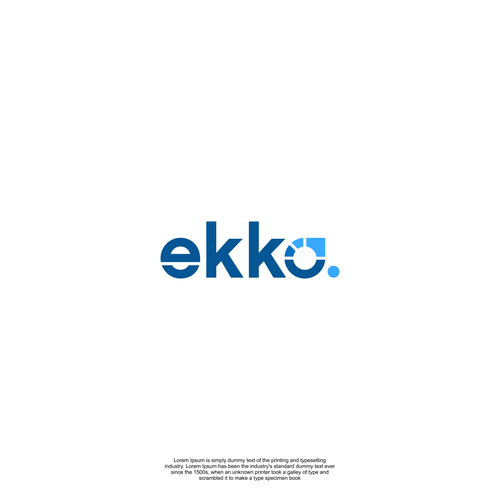 SIMPLE LOGO - ekko Letters then dm after Design by FS1TO