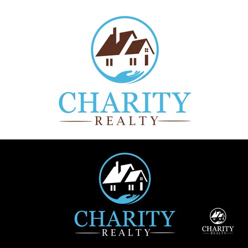 charity hand logo design