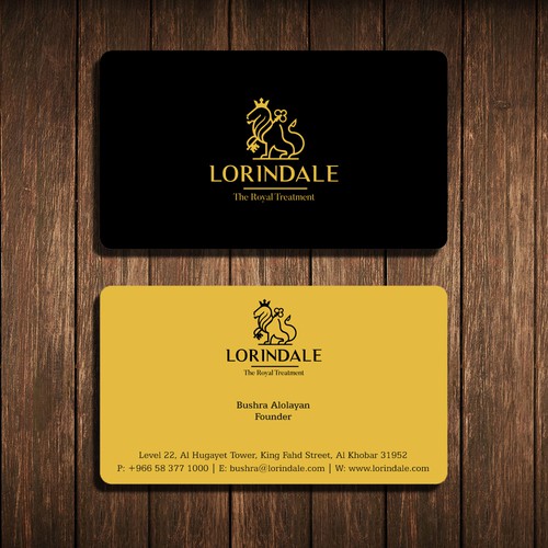 Create a luxury business card for concierge services Design by DZlNO