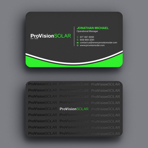 Design Solar Business Cards por Xclusive16