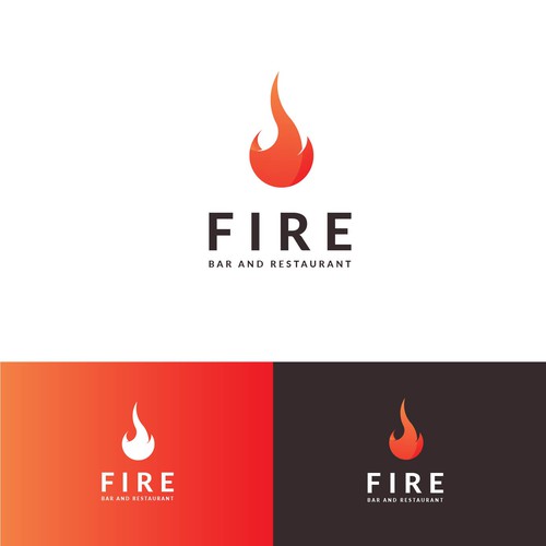 agora.さんのFire 🔥 Restaurant logo contestデザイン