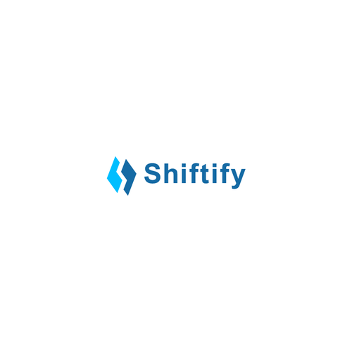 Minimalist and modern logo design for modern work shift management application Design by abdo4design