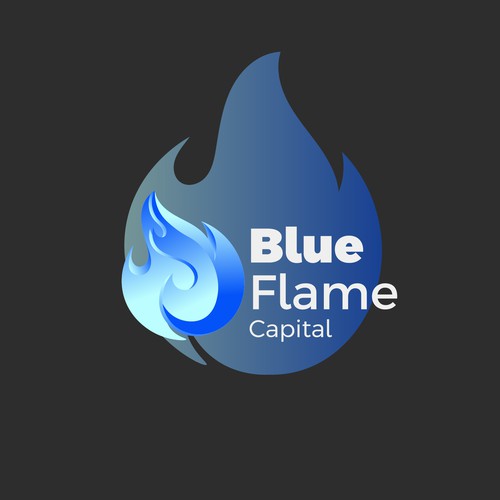 We need a Blue Flame Logo worthy of classic car hood status...but not...really. Design by Mohamd El Hajjaj