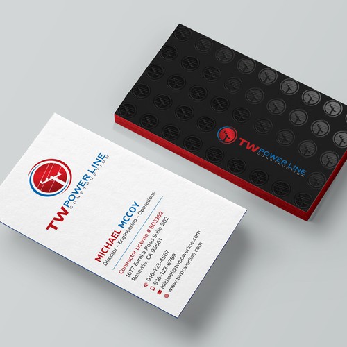 Business Card for a high voltage company Design by prosenjit_P