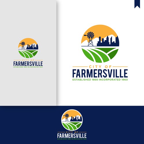 City of Farmersville Logo Design by AjiCahyaF