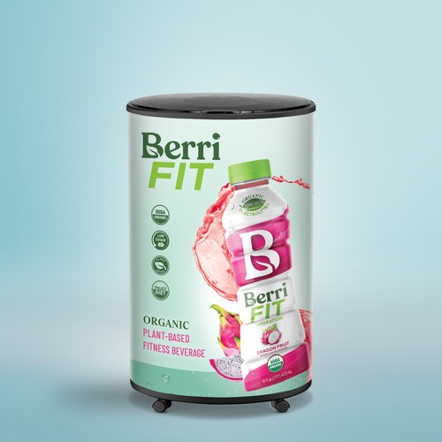 Branded Beverage Cooler Design by maxgraphic