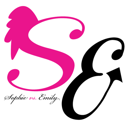 Create the next logo for Sophie VS. Emily Diseño de Mariaemarquina