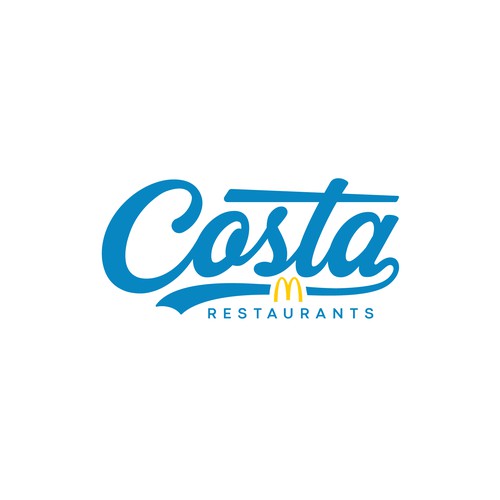 Logo for Costa Restaurants - McDonald's Design by rouf_art