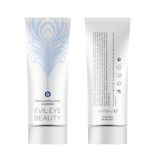 Evil Eye Beauty needs a fun & modern cosmetic tube designed. Design by bcra