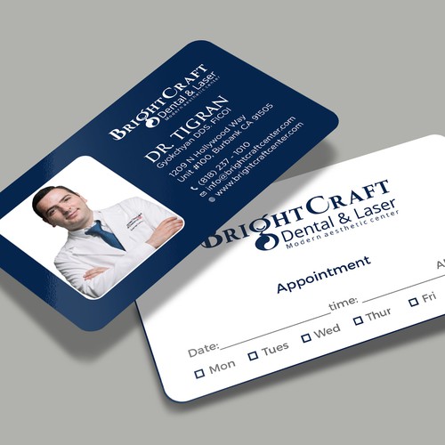 Modern Dental and Medical SPA business card Design réalisé par RENEXIT