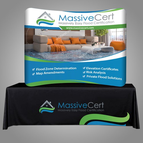 Designs | Design a killer booth for a Flood Disaster support company ...