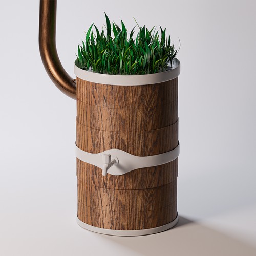 Rain Barrel Design by Hueco Mundo™