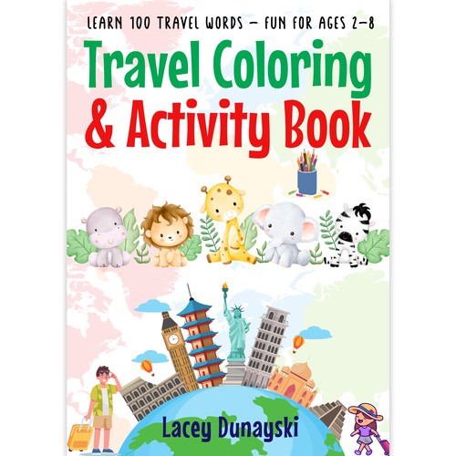 Design title and subtitle for coloring book Design by Aleaca