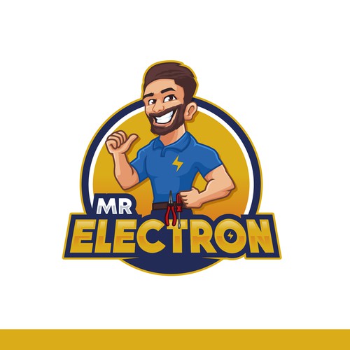 Design a logo for MR ELECTRON the electrical specialist Design by Gr8 ART