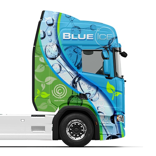 Wrapping Design for an Eco-Friendly Truck Design by ssrihayak