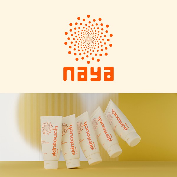 Design by nanoise titled "Naya skintouch logo and label"