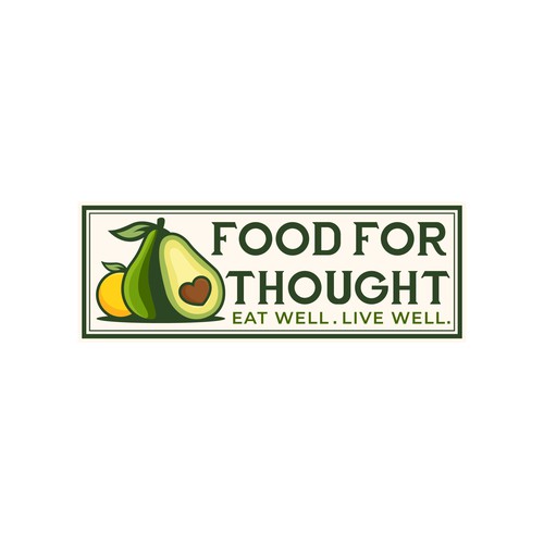 Fresh, Playful Island-Inspired Logo for Food For Thought – Organic Café & Market in the Florida Keys Design by norzone