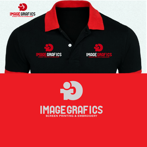 Create a Logo that says what we do "screen printing and embroidery