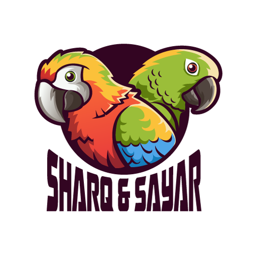 Logo for my Two Birds (Macaw & Yellow Naped Amazon) Design by wcosta design